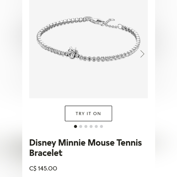 Pandora Minnie Mouse Disney Tennis Bracelet - Picture 3 of 3
